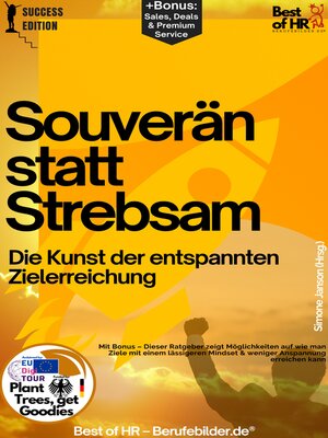 cover image of Souverän statt Strebsam – Die Kunst der entspannten Zielerreichung